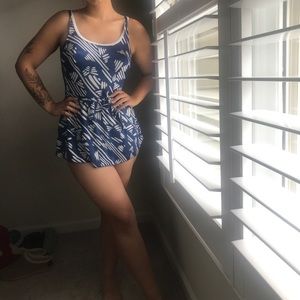 Vintage Skirted Swimsuit